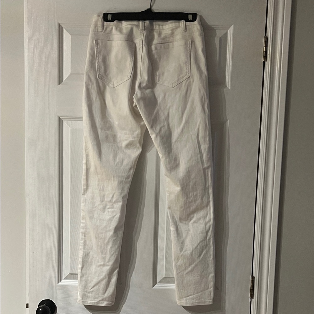 Nygard Women's Straight Leg White Jeans - Picture 4 of 4